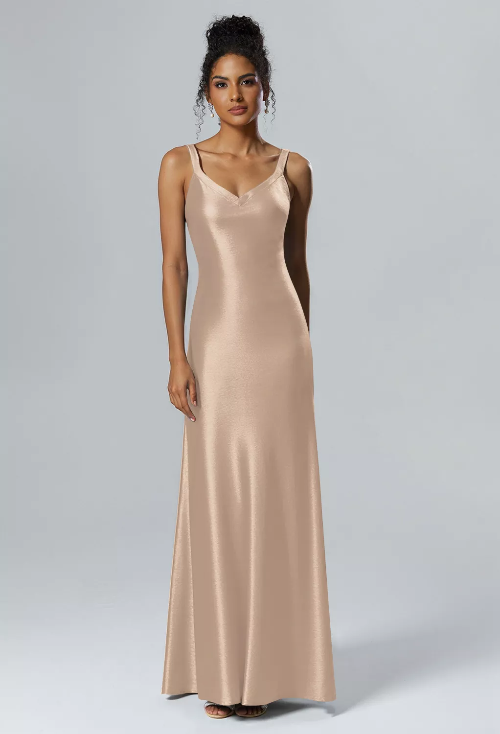 AW Shreya Taupe  Wedding Guest Dresses